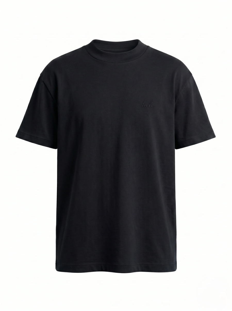 Alvin Siyah Basic T-shirt