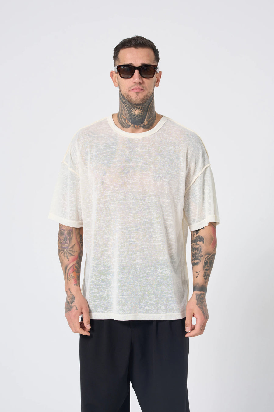 Nakış Detay Triko T-Shirt