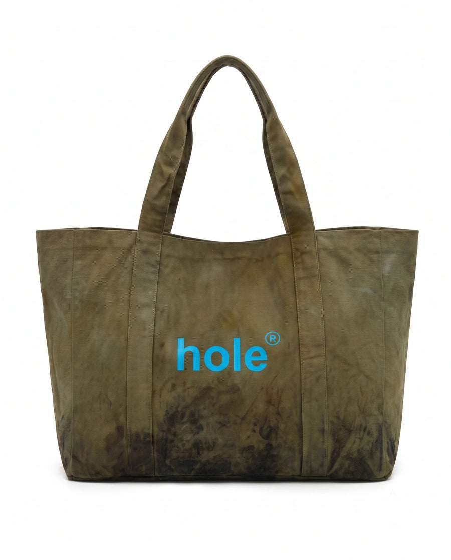 Limited Edition Eskitme Haki Tote Çanta - 005/016