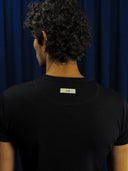 Siyah Kaşkorse Basic T-Shirt