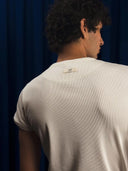 Ekru Kaşkorse Basic T-Shirt