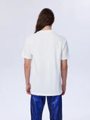 Hole Baskı Detay Beyaz T-Shirt