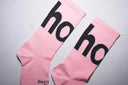 Pembe Hole Çorap