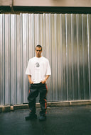 Last Sip Grafik Baskılı Beyaz Oversize T-Shirt