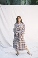 Kahverengi Unisex Kimono