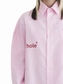 Connell Pembe Oversize Gömlek