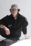 Connell Siyah Oversize Gömlek