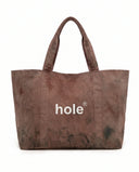 Limited Edition Eskitme Kahve Tote Çanta - 007/016