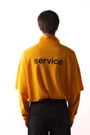 Hole Service Polo Yaka Çift Kol Sweatshirt