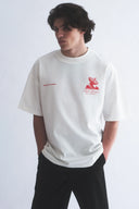 Hole Service Satellite Baskılı Oversize T-Shirt