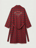 Kırmızı Ekose Unisex Kimono