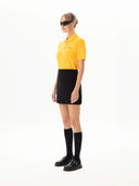 Hole Service Polo Yaka Baskı Detay T-Shirt