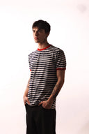 Triko Çizgili T-Shirt