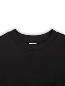 Organik Penye Basic Siyah Regular T-shirt