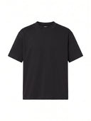Organik Penye Basic Siyah Regular T-shirt