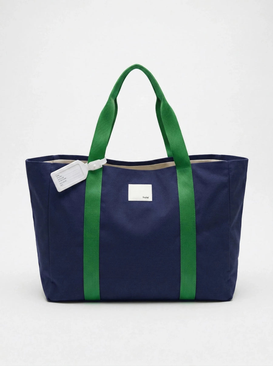 Kanvas Lacivert Tote Çanta