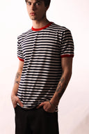 Triko Çizgili T-Shirt