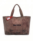 Limited Edition Eskitme Kahve Tote Çanta - 014/016
