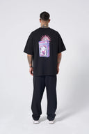 Kibrit Baskı Oversize T-Shirt