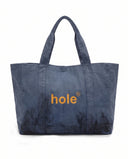 Limited Edition Eskitme Mavi Tote Çanta - 002/016