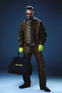 Leopar Desen Gabardin Mont