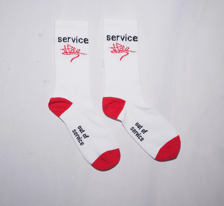 Beyaz Service İmza Çorap