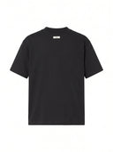 Organik Penye Basic Siyah Regular T-shirt