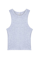 Kaşkorse Gri Crop Top