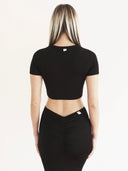 Naomi Crop Beyaz Body