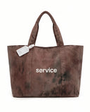 Limited Edition Eskitme Kahve Tote Çanta - 007/016
