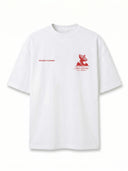 Hole Service Satellite Baskılı Oversize T-Shirt