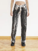 Alek Worn Kaplama Jean Pantolon