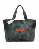 Limited Edition Eskitme Antrasit Tote Çanta - 010/016