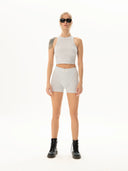 Kaşkorse Gri Crop Top