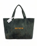 Limited Edition Eskitme Antrasit Tote Çanta - 011/016
