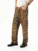 Gabardin Leopar Pantolon