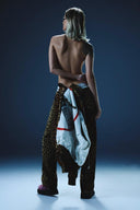 Gabardin Leopar Pantolon