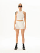 Kashkorse Beyaz Crop Top
