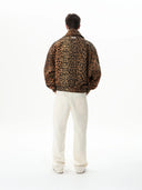 Leopar Desen Gabardin Mont