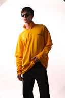 Hole Service Polo Yaka Çift Kol Sweatshirt