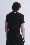Slim Fit Siyah Basic T-shirt