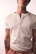 Bisiklet Yaka Patlı Kaşkorse T-Shirt