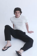 Alvin Ekru Basic T-shirt