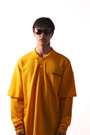 Hole Service Polo Yaka Çift Kol Sweatshirt