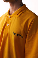 Hole Service Polo Yaka Çift Kol Sweatshirt