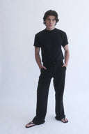 Alvin Siyah Basic T-shirt