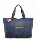 Limited Edition Eskitme Mavi Tote Çanta - 002/016