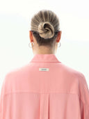 Morcote Oversize Toz Pembe Gömlek