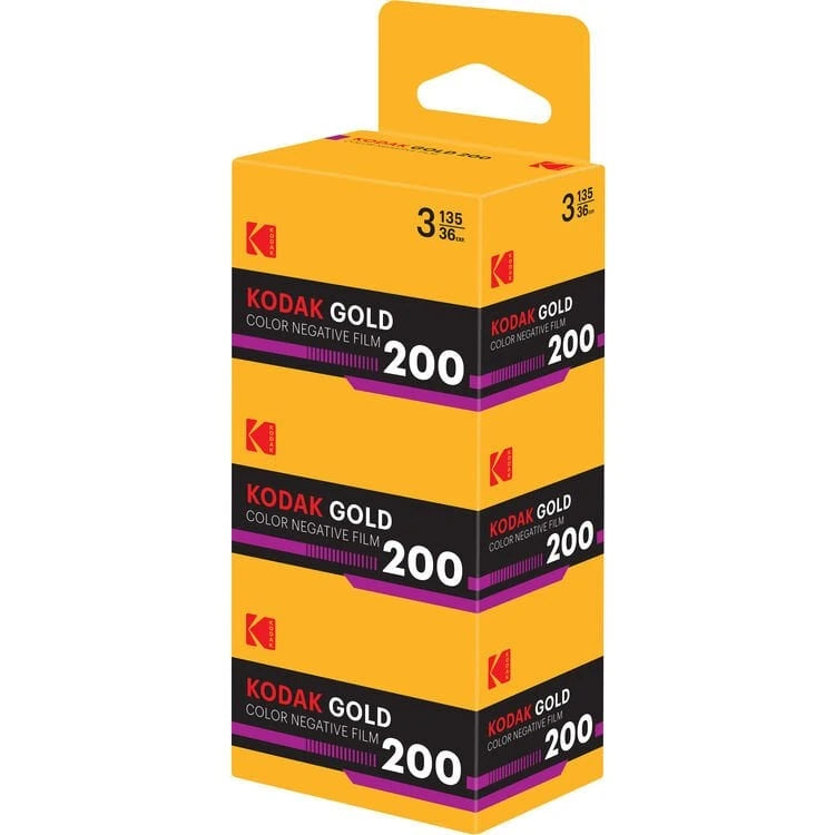 Kodak Gold 200 35mm Renkli Fotoğraf Filmi 3’lü Paket 36 Poz