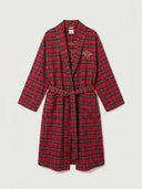 Kırmızı Ekose Unisex Kimono